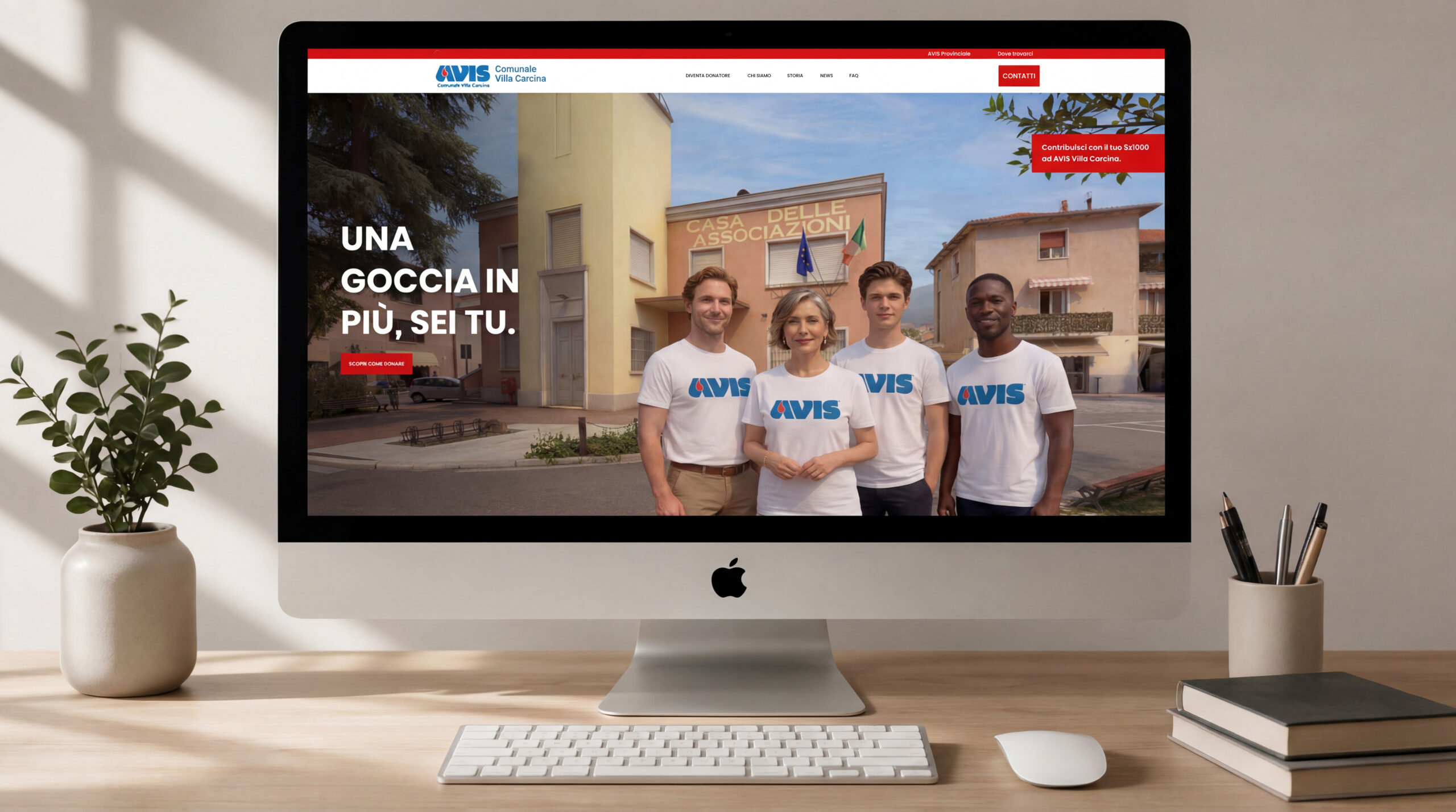 Online il nuovo sito di AVIS Villa Carcina: 70 anni di storia che diventano esperienza digitale